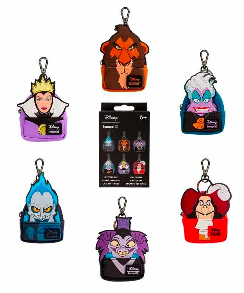 Disney - Villains - Mini Backpack Bag Charm Loungefly Mystery Box
