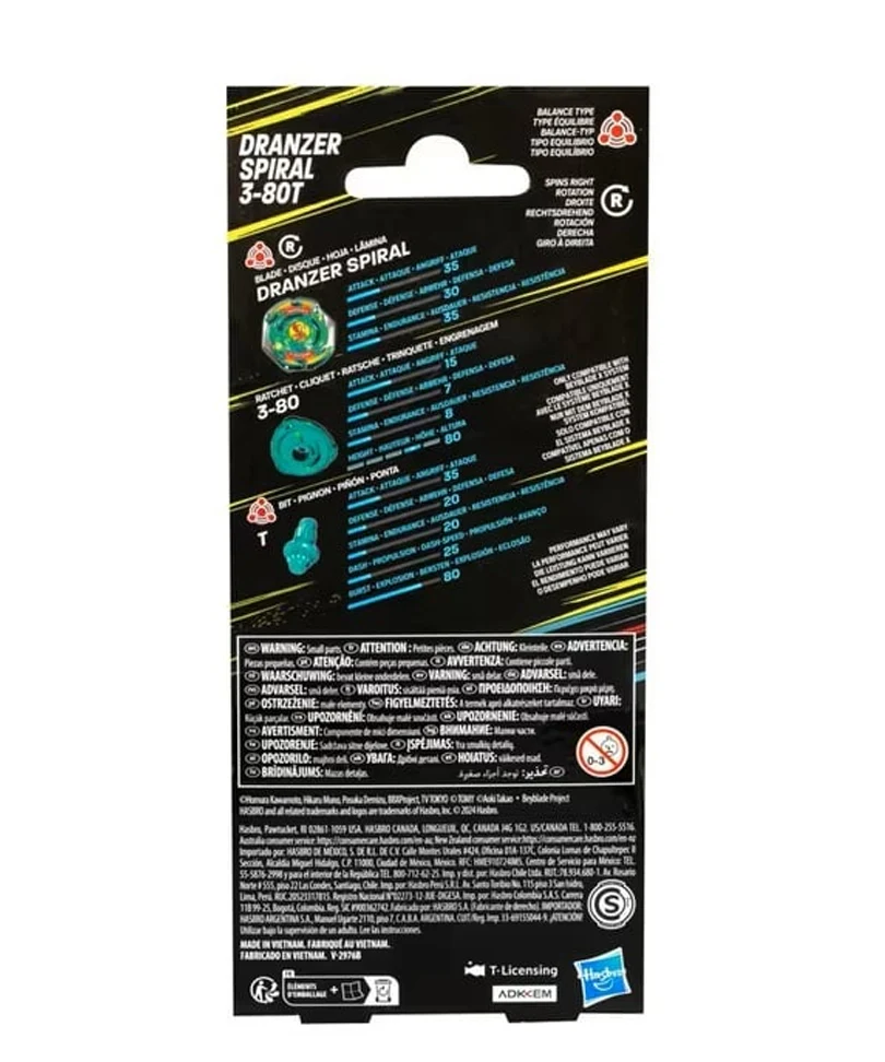 Beyblade X - Starter Pack: Dranzer Spiral 3-80T (Hasbro) - immagine 3