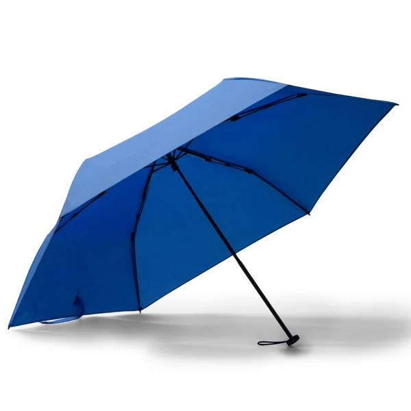 Ombrello Pieghevole Mini in RPET con Tessuto Pongee 190T Antivento e Protezione SPF50