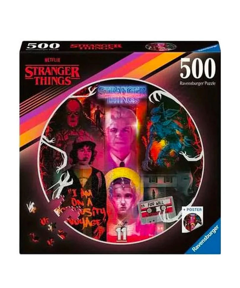 Puzzle Rotondo Stranger Things “Friends Don’t Lie” – 500 Pezzi