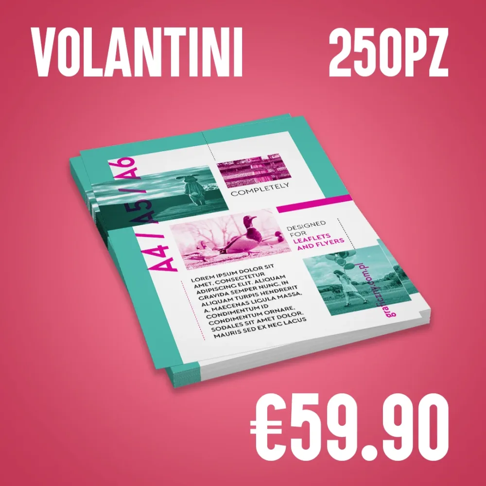 VOLANTINI – 250pz.