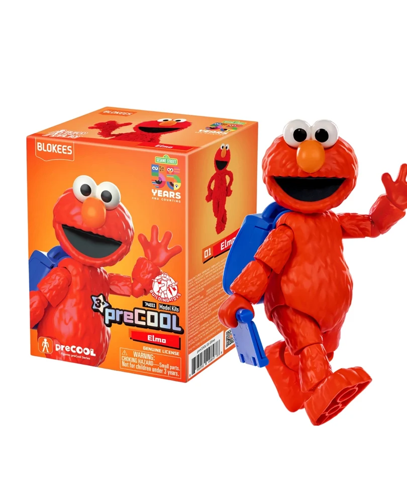 Sesame Street Blokees Plastic Model Kit Classic Class Elmo