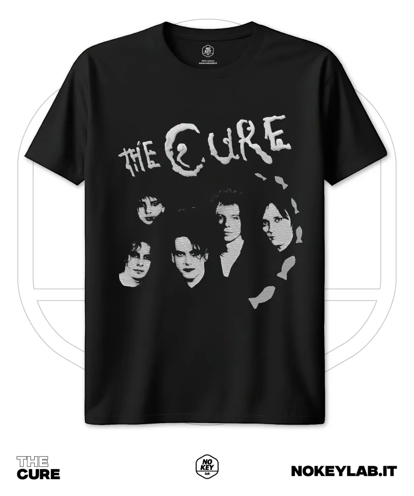 T-shirt The Cure: Stile Iconico per i Fan del Rock Anni ’80