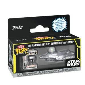 The Mandalorian in N1 Starfighter (with Grogu) Bitty POP! Rides The Mandalorian in N1 Starfighter (with Grogu) Bitty POP! Rides