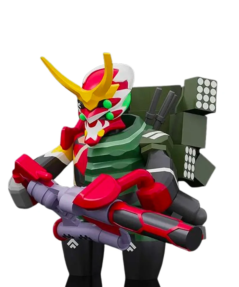 Rebuild Of Evangelion Production Model-new 02 Alpha – Brickroid Mini Figure 5 cm – Good Smile - immagine 3