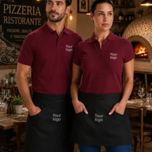 Kit Divisa Ristorazione – Polo + Grembiule con Personalizzazione Inclusa Kit Divisa Ristorazione – Polo + Grembiule con Personalizzazione Inclusa