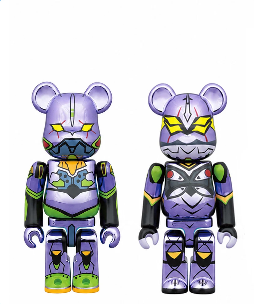 BEARBRICK – Evangelion 3.0+1.01 – Set Of 2 Figure 7cm