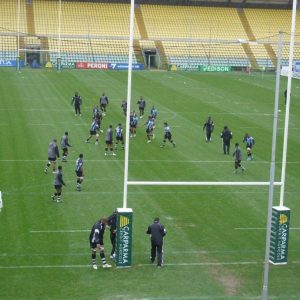 Coppia Pali da Rugby in Alluminio Lega 6005 – Altezza 15m, Profilo Ovale 100x120mm