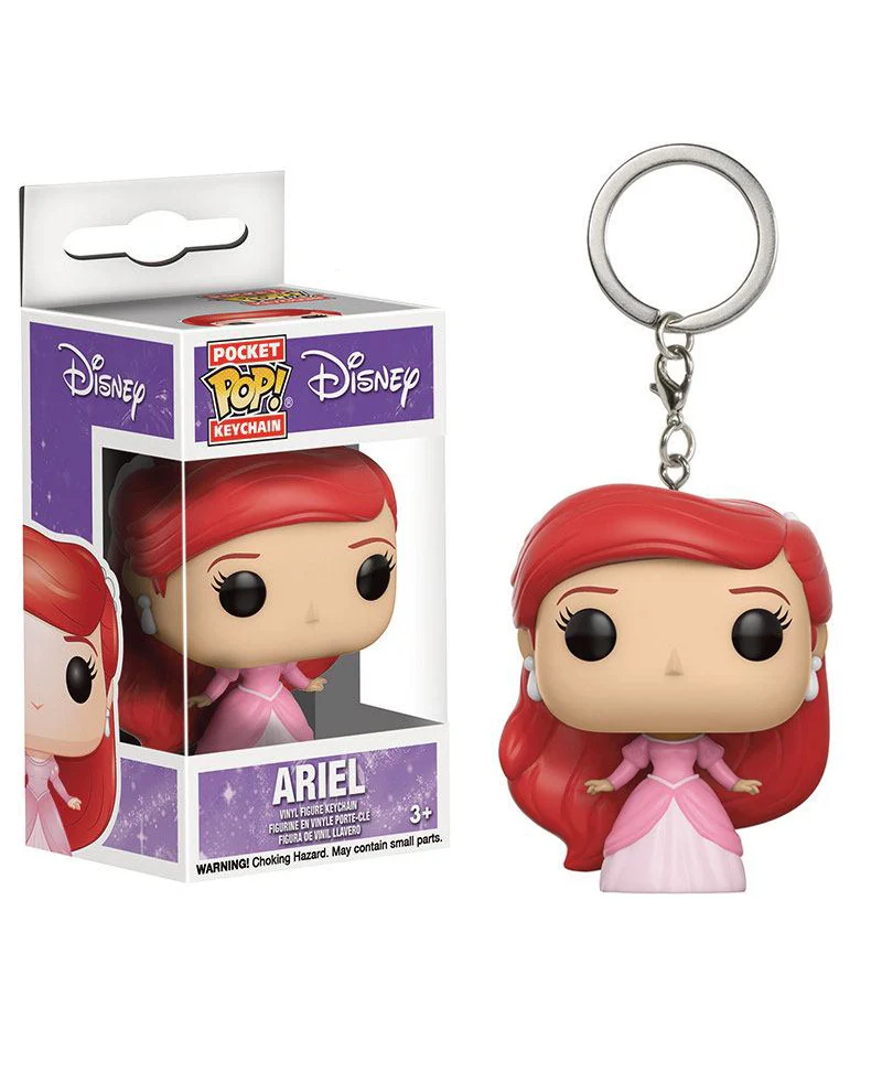 Ariel (Pink Dress) Keychain
