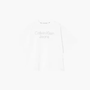 Calvin Klein T Shirt Donna Embroidery Loose Calvin Klein T Shirt Donna Embroidery Loose