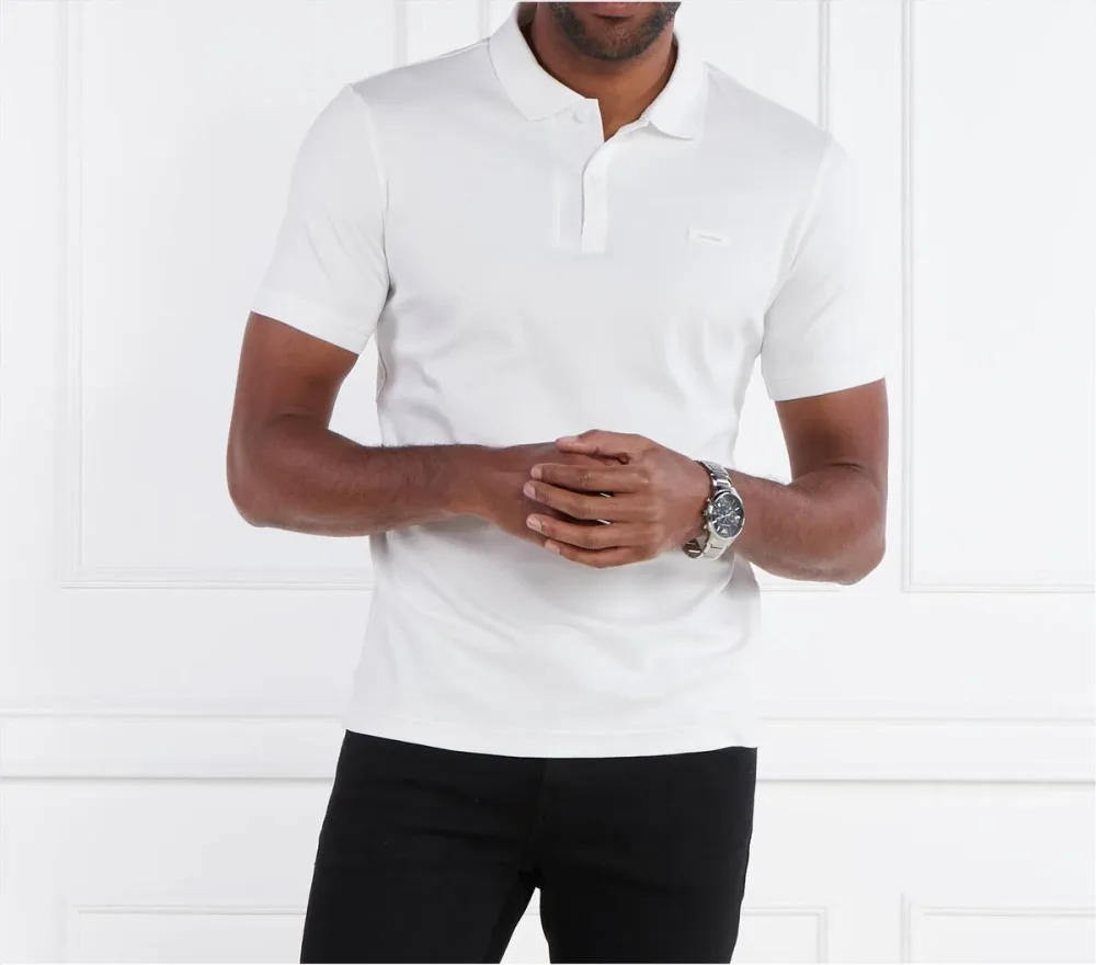 Calvin Klein Polo Uomo Smooth Cot Logo - immagine 2