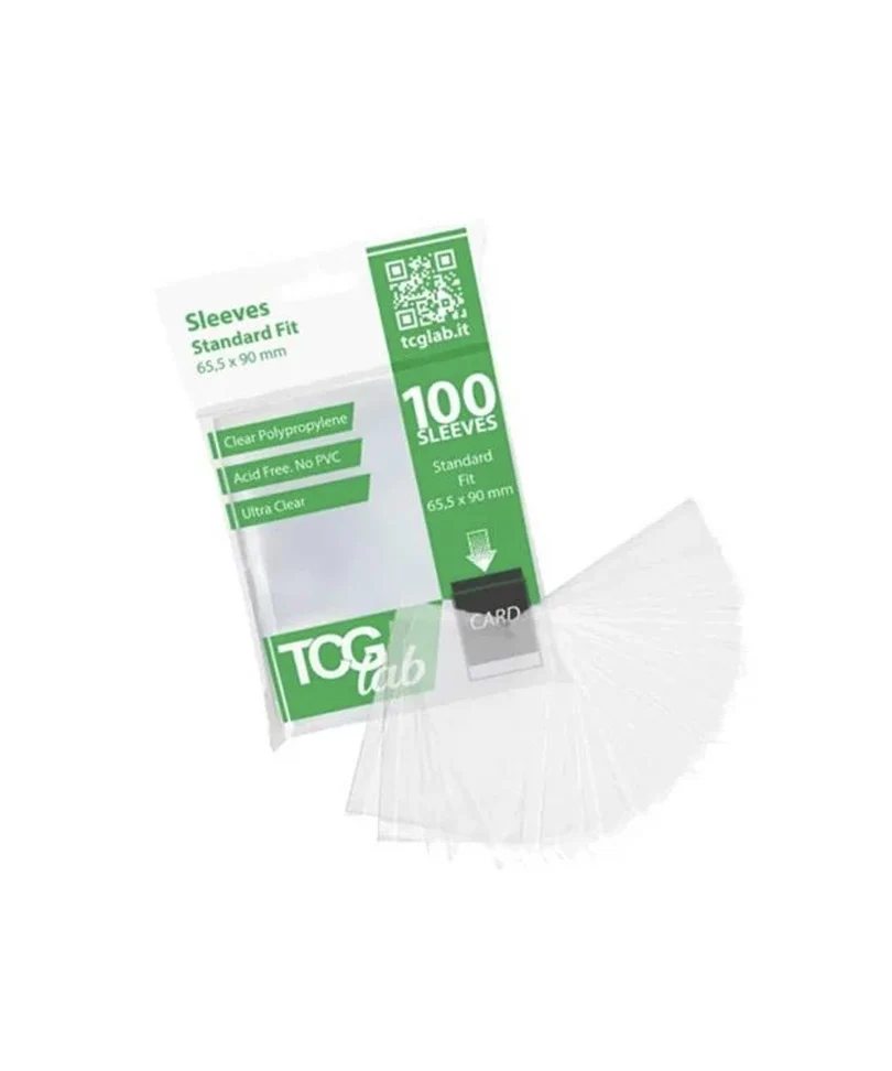 TcgLab Bustine Protettive Standard - Ultra Clear - 50 micron