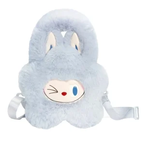 Labubu Plush Flower Bag (Blue) – Pop Mart The Monsters Classic Series Labubu Plush Flower Bag (Blue) – Pop Mart The Monsters Classic Series