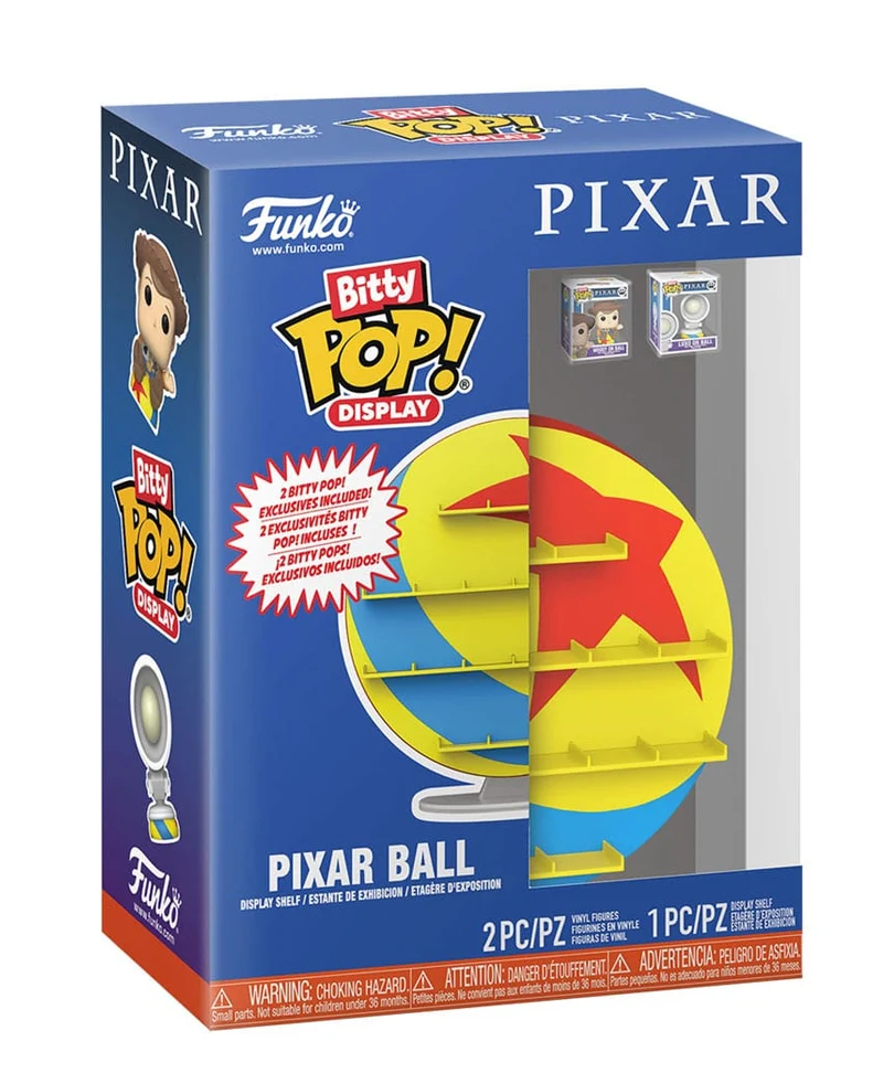 BITTY POP! Display - Pixar Ball with 2 Exclusive Bitty Pop