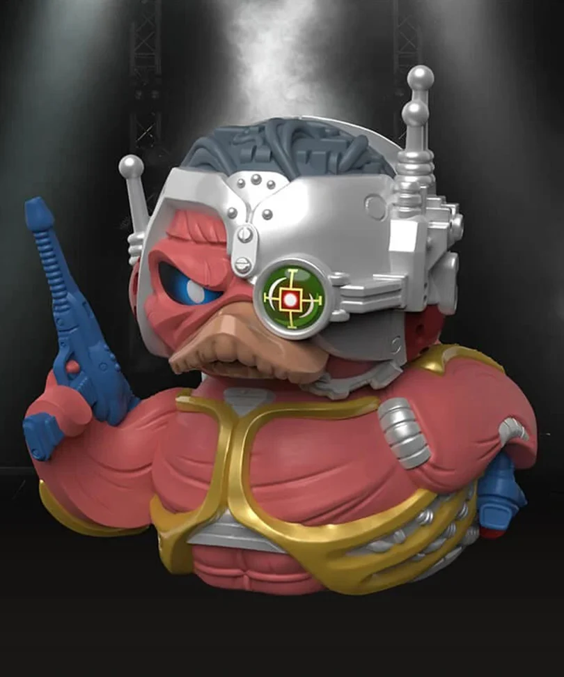 Iron Maiden Cyborg Eddie TUBBZ Cosplaying Duck Collectable - immagine 3