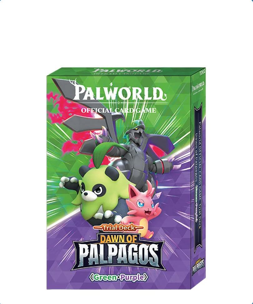 Palworld Card Game – Dawn of Palpagos Green Purple Deck (TD02)