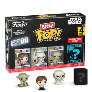 Han Solo / Wampa / Dagobah Yoda / Mystery (4-Pack)