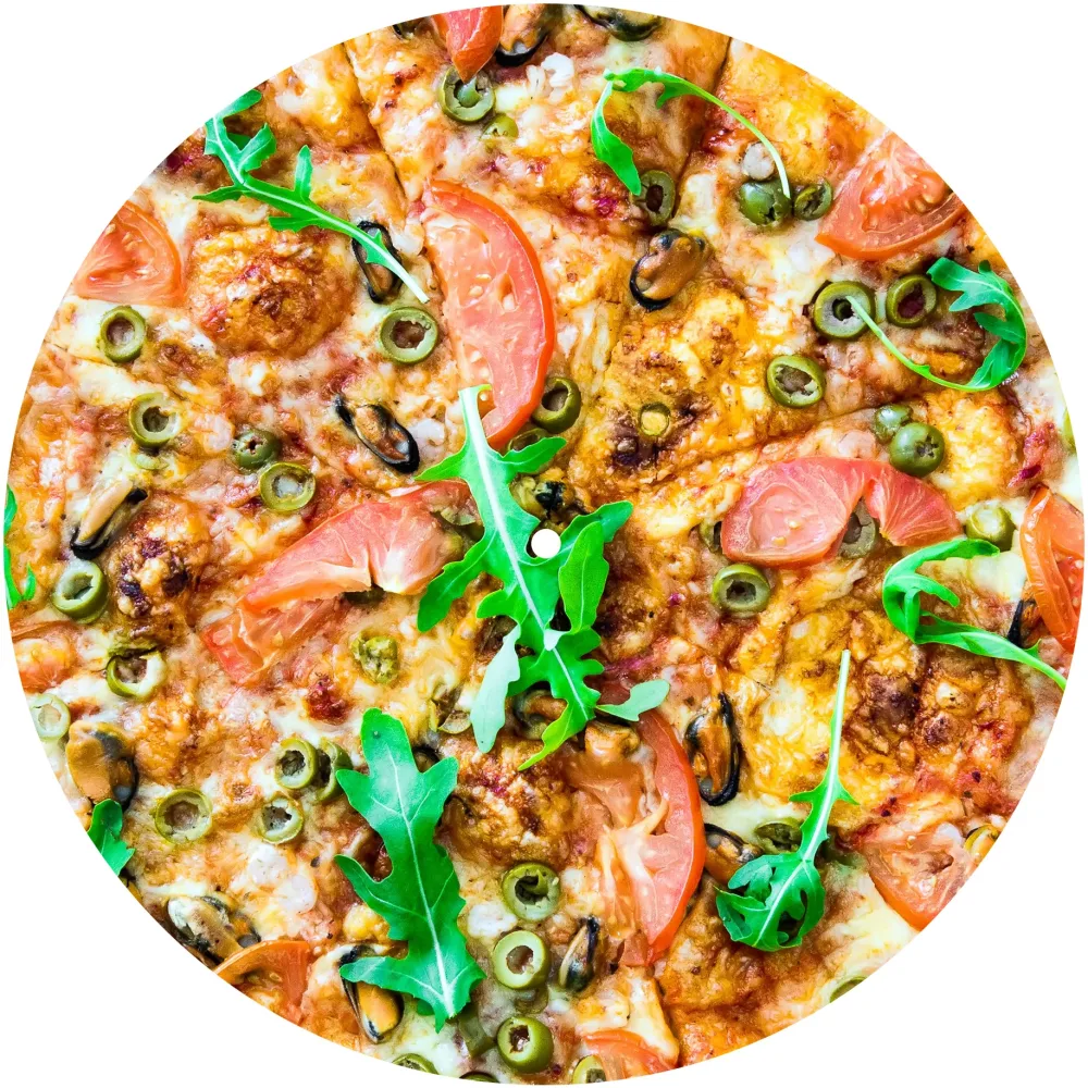 Slipmats 33 TB082 – Panno feltro giradischi Craving Food – Pizza