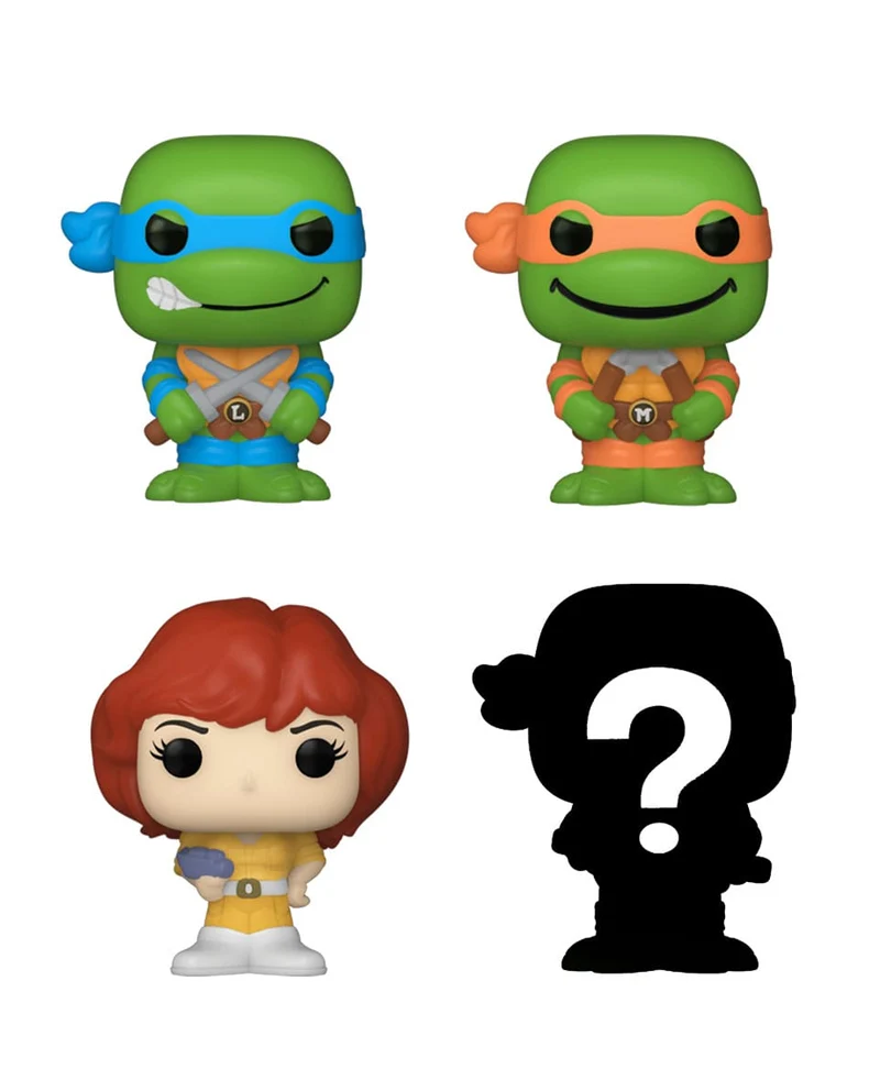 Leonardo / Michelangelo / April O'Neil / Mystery Bitty (4-Pack) - immagine 2