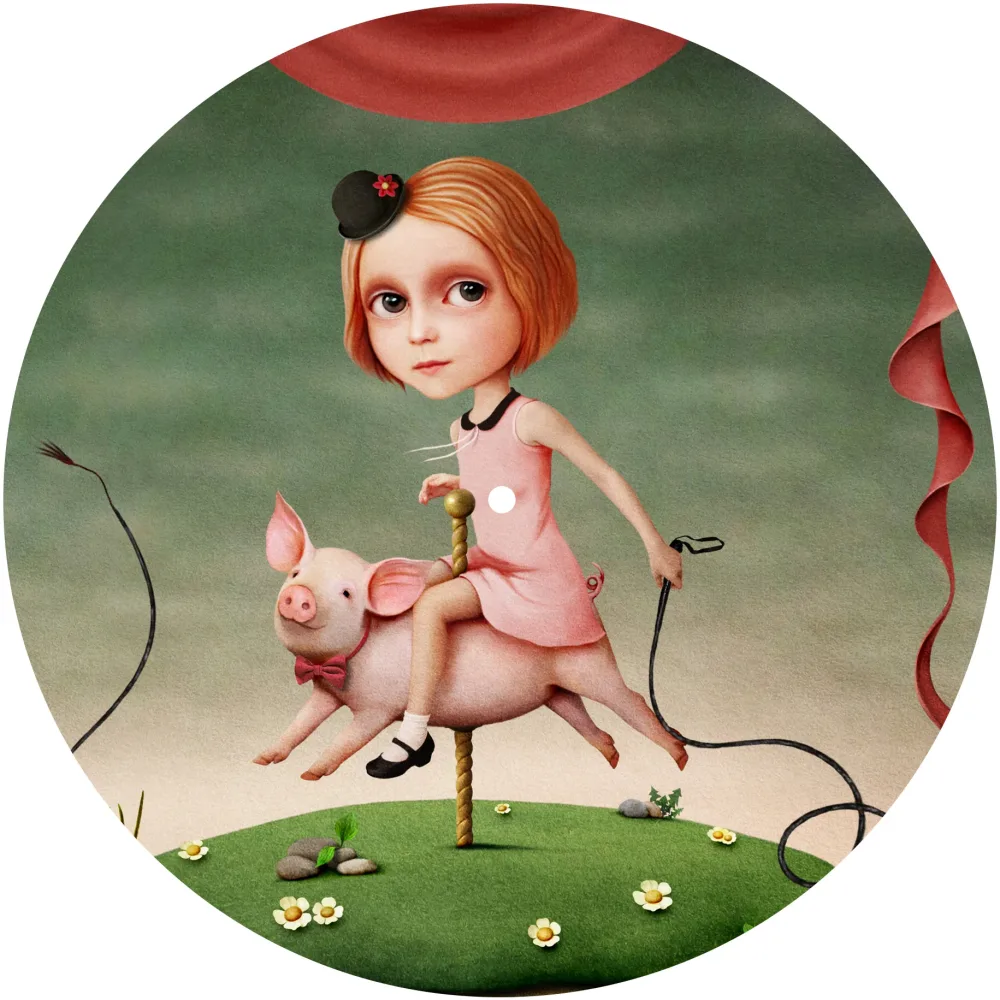 Slipmats 33 TB099 – Panno feltro giradischi Imaginaria – Circus