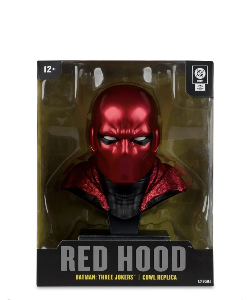 Dc Direct Batman 1:3 Cowl Prop Replica Red Hood - immagine 2