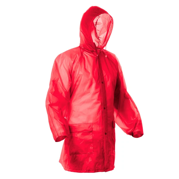Impermeabile con Finiture Termosaldate, Cappuccio Regolabile e 4 Bottoni a Pressione - immagine 2