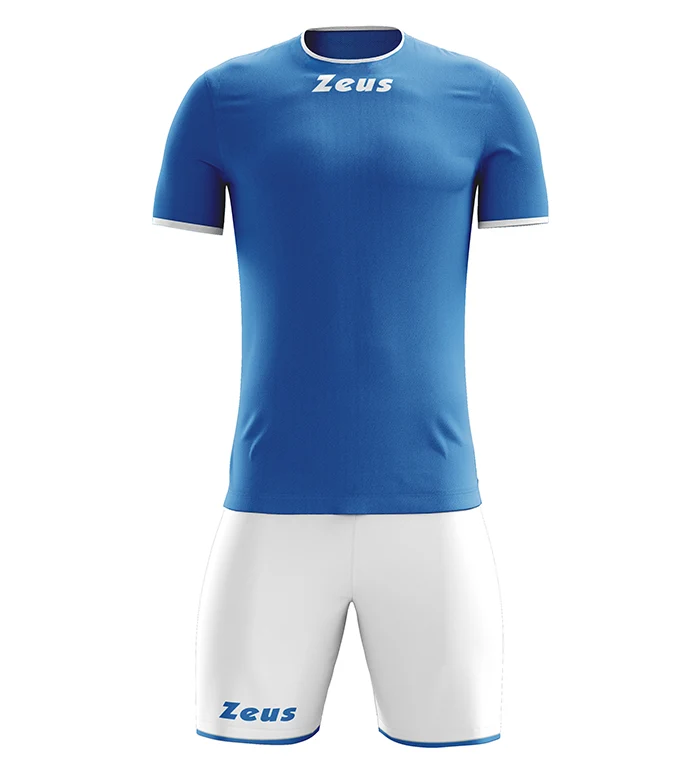 Zeus Kit Sticker | Maglia Girocollo e Pantaloncini in Poliestere Traspirante