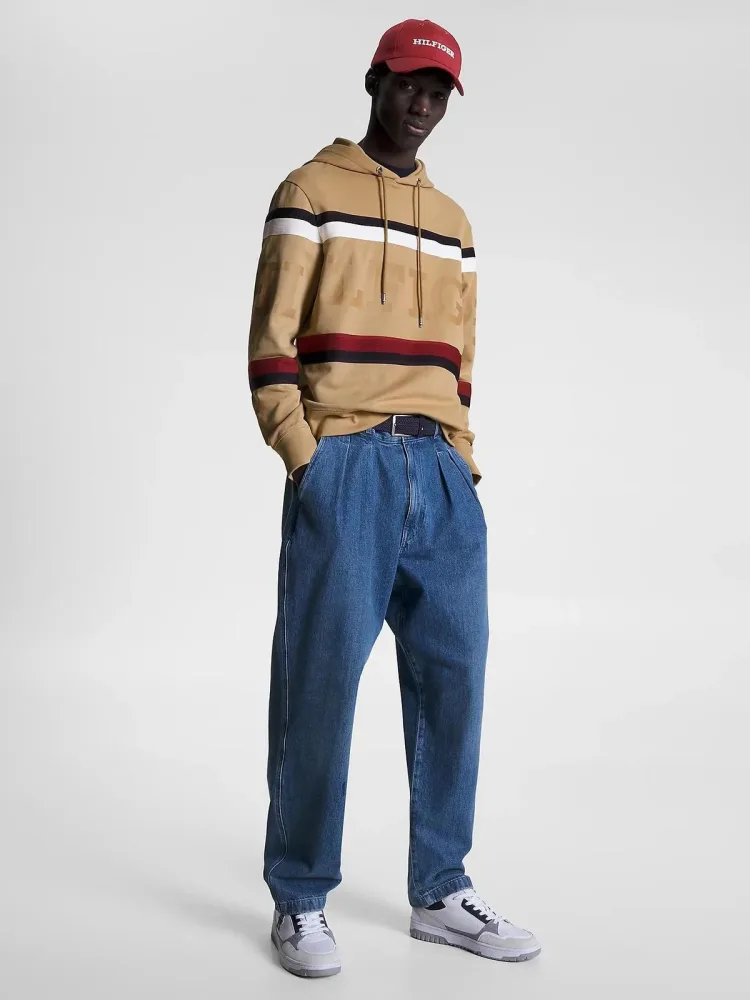 Tommy Hilfiger Felpa Uomo Global Stripe - immagine 3
