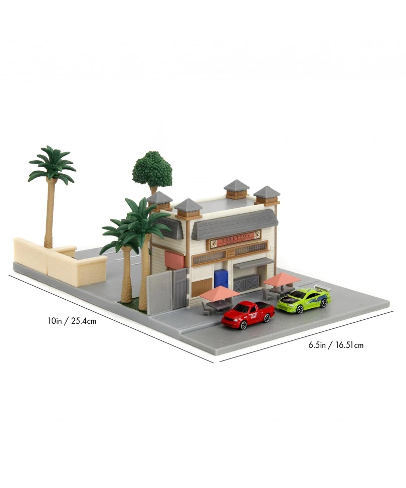 Fast & Furious - Nano Metalfigs Toretto's Café Display Diorama - immagine 2