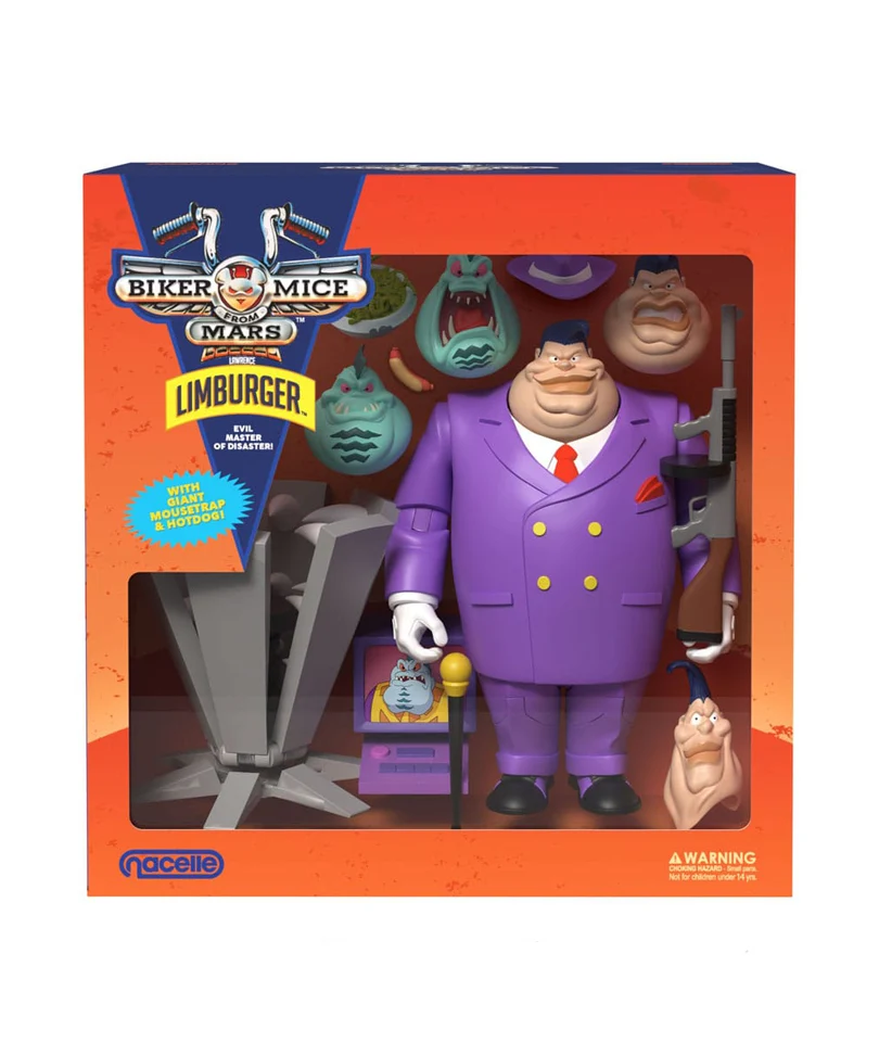 Biker Mice From Mars - Limburger - Action Figure 23 cm