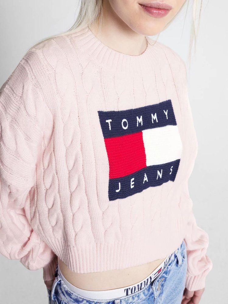 Tommy Hilfiger Maglia Donna Center Flag - immagine 3