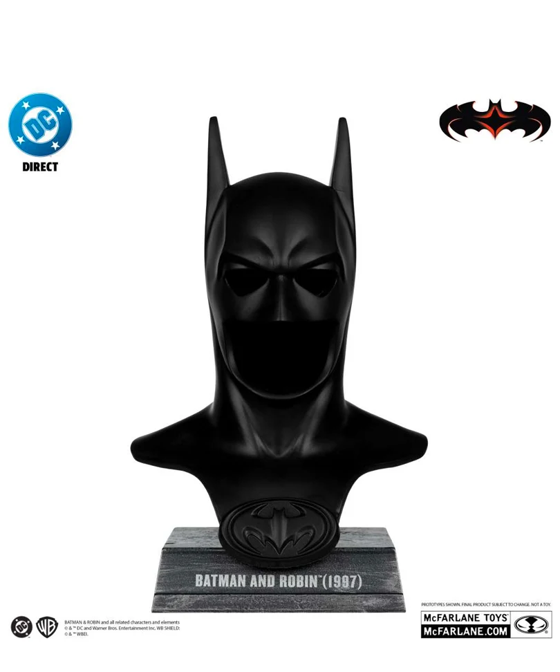 DC Direct Batman 1:3 Cowl Prop Replica Batman and Robin - immagine 3