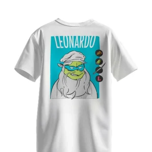 T-Shirt Donna Leonardo Ninja Bianca T-Shirt Donna Leonardo Ninja Bianca
