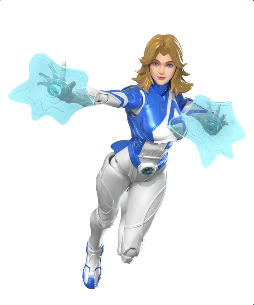 Marvel Rivals Blokees Plastic Model Kit Champion Class 11 Invisible Woman - immagine 2