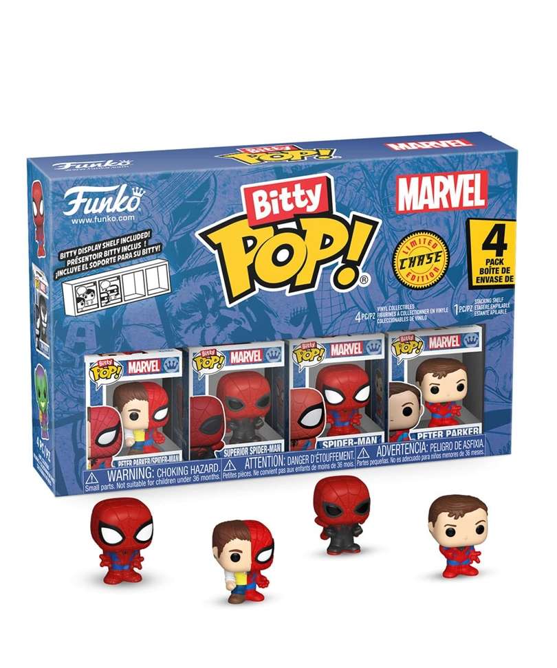 Peter Parker – Spider-Man / Superior Spider-Man / Spider-Man / Scegli il tuo Bitty (4-Pack)