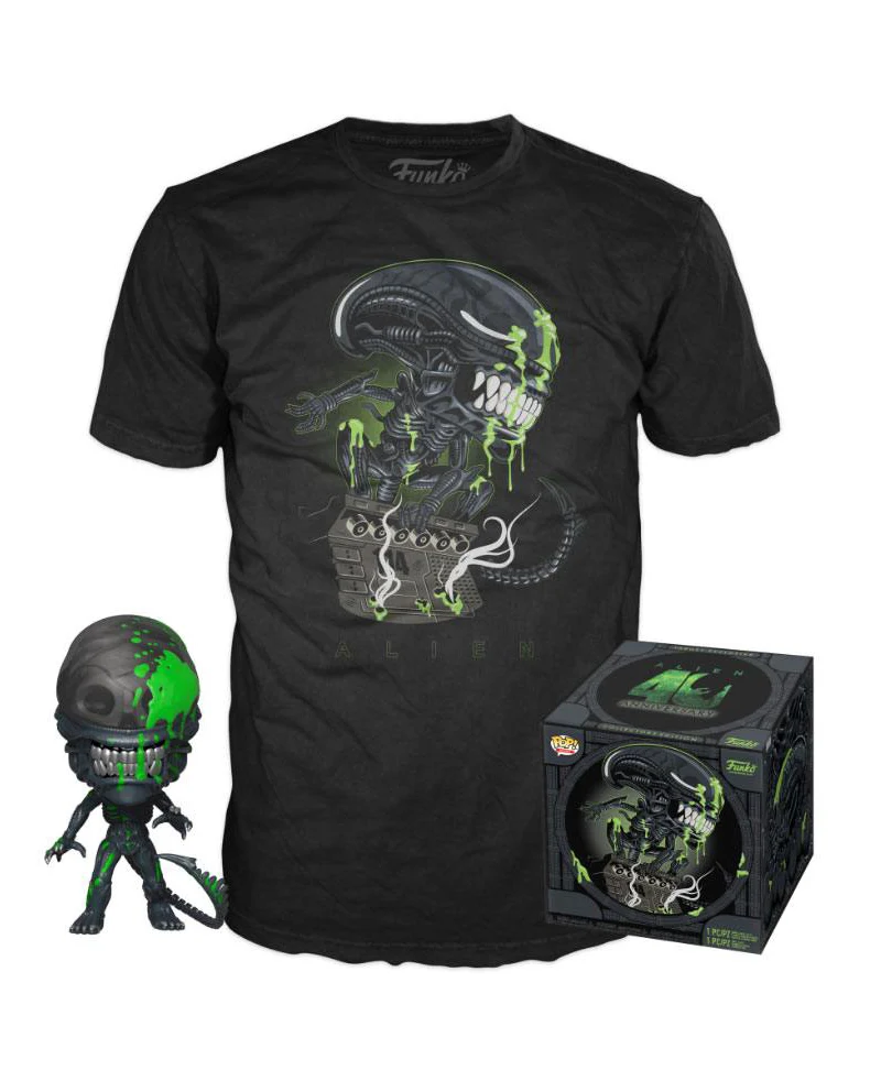 Alien POP! & Tee Box 40th Xenomorph heo Exclusive – XL