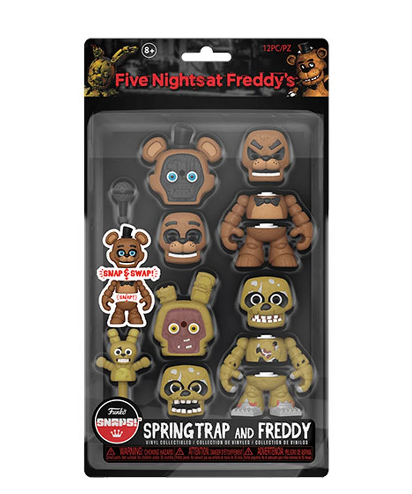 Funko SNAPS! Freddy & Springtrap (2 Pack) - FNAF: Freddy Fazbear's - immagine 2