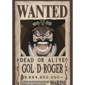 One Piece – Poster: “WANTED GOL D. ROGER” (52X38) One Piece – Poster: “WANTED GOL D. ROGER” (52X38)