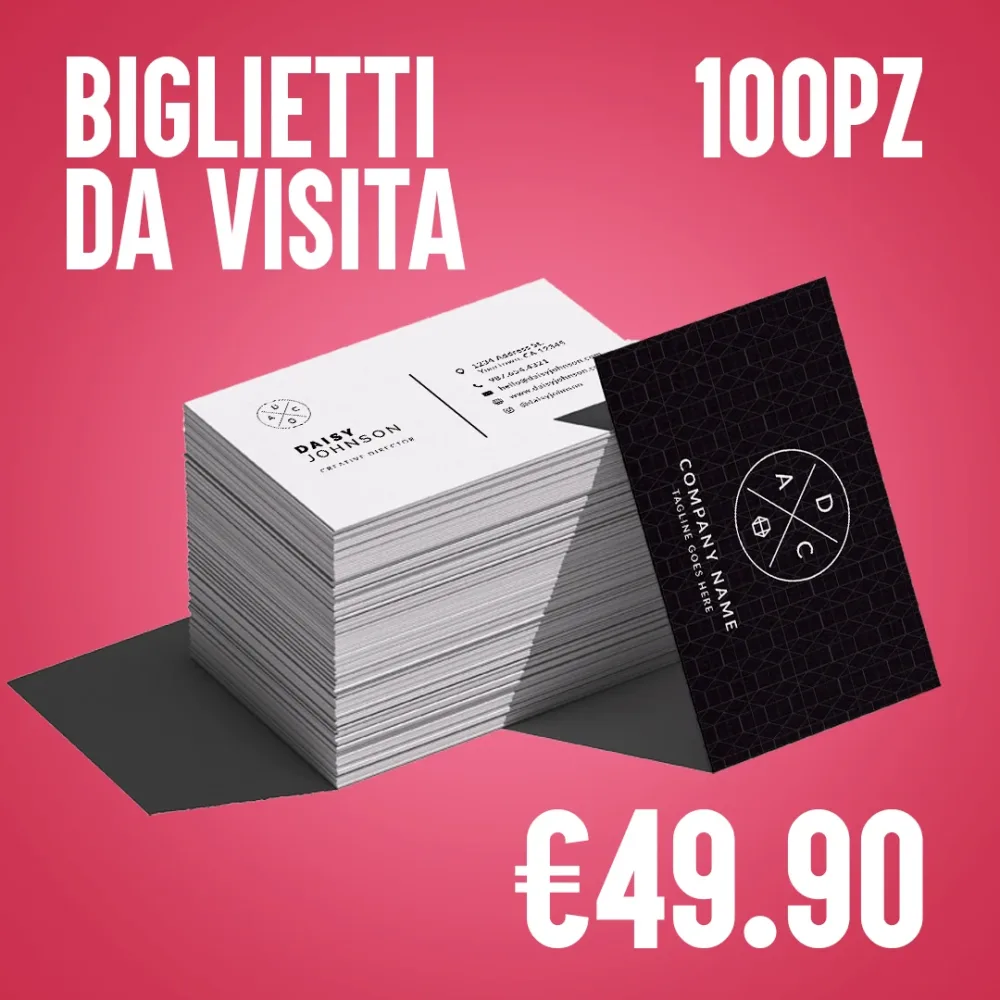 BIGLIETTINI DA VISITA – 100pz.