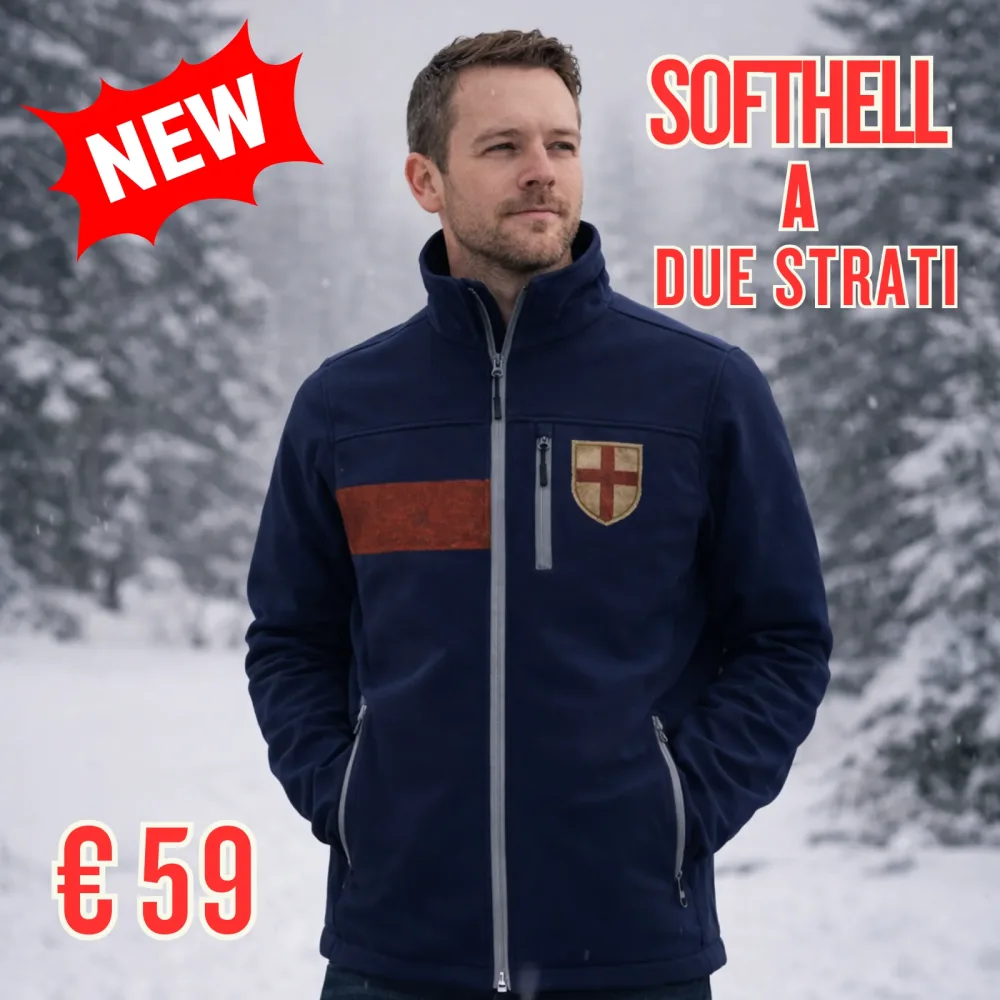 Giacca Softshell Genoa Invernale | Calda e Resistente per Tifosi