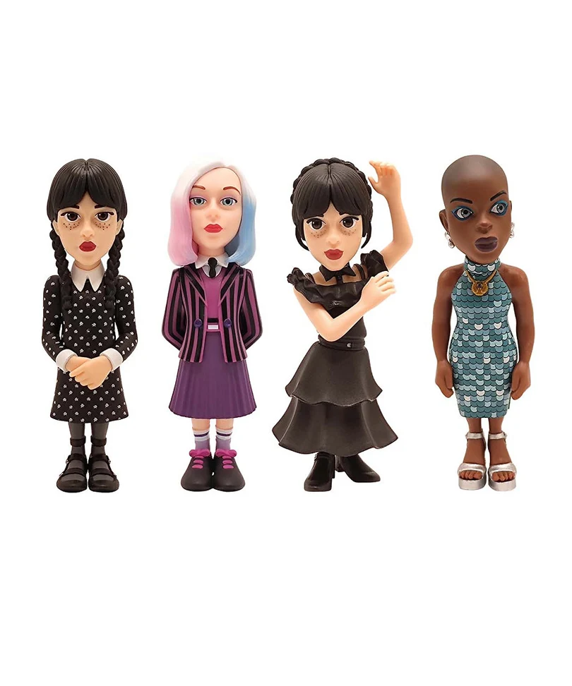 Wednesday Addams / Enid Sinclair / Wednesday Addams in Ball Dress / Bianca Barclay - Pack da 4 Figures