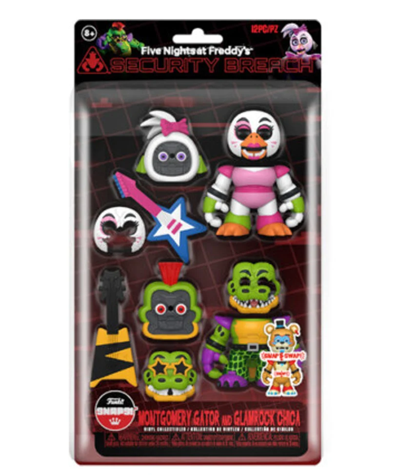 Funko SNAPS! Montgomery Gator and Glamrock Chica - FNAF: Freddy Fazbear's - immagine 2