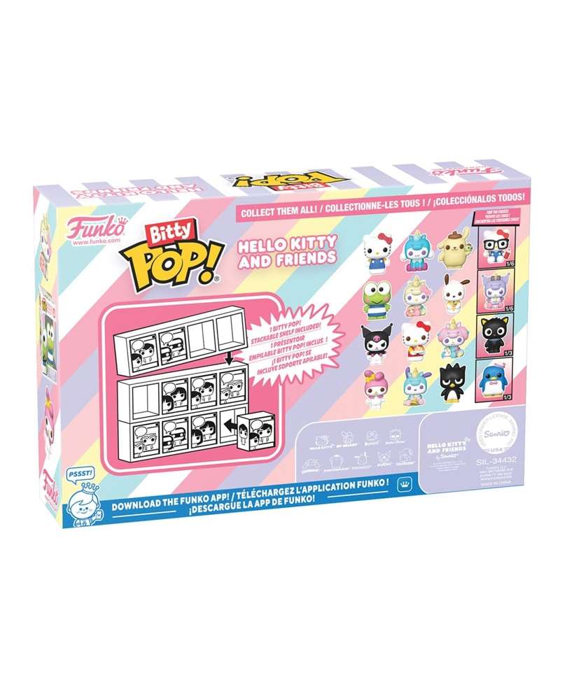 Keroppi Tsuyu / Hello Kitty / Pochacco / Scegli il tuo Bitty (4-Pack) - immagine 2