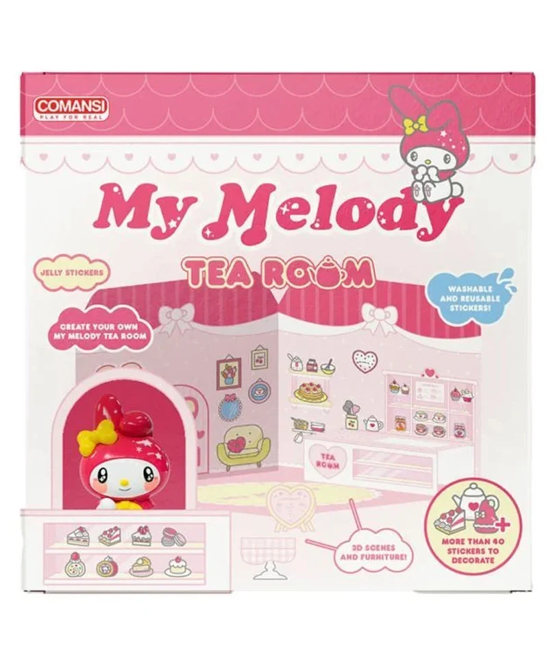 Hello Kitty Sticker House - Tea Room My Melody 6 cm - immagine 2