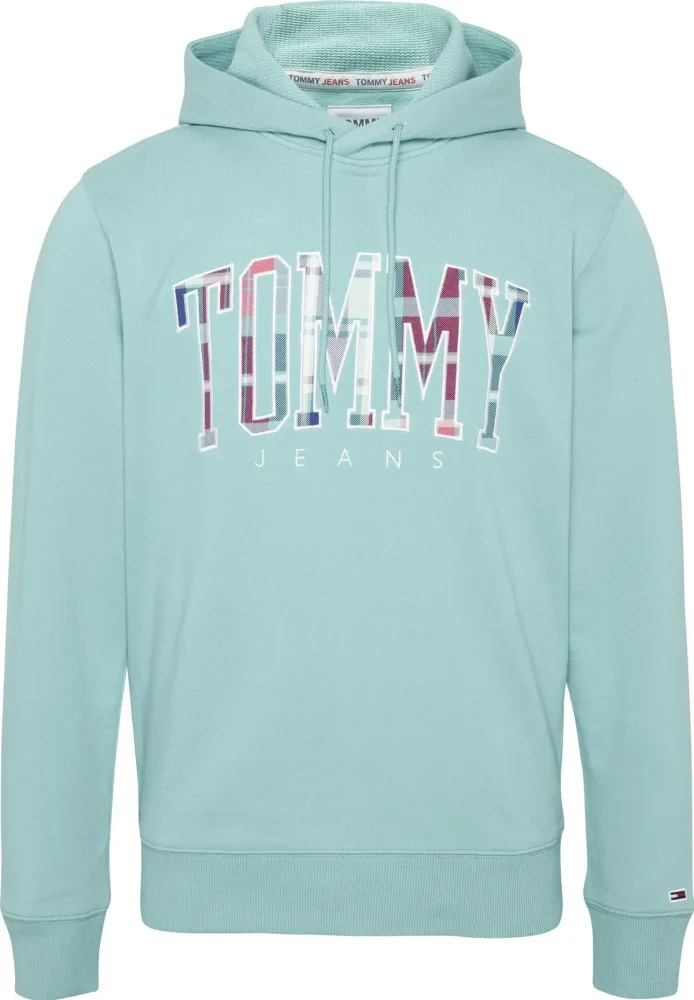 Tommy Hilfiger Felpa Uomo Tartan Tommy Hoody