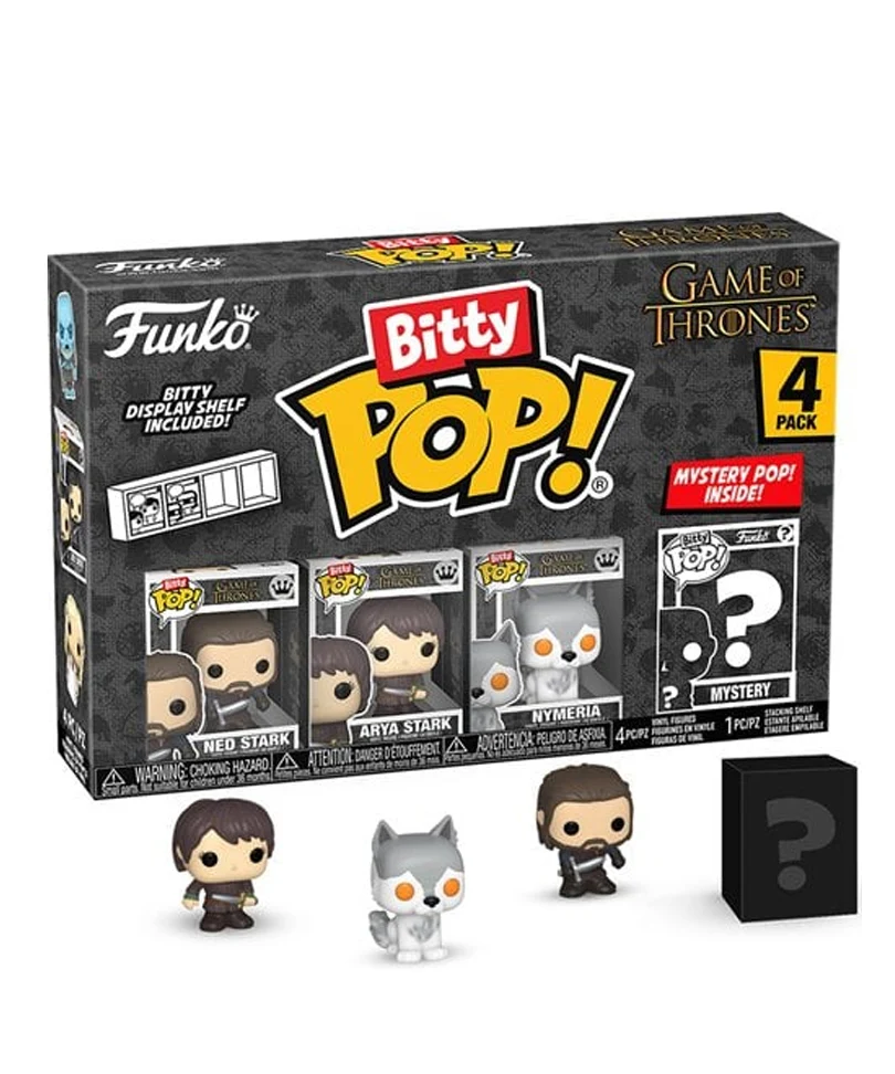 Ned Stark / Arya Stark / Nymeria / Mystery (4-Pack)