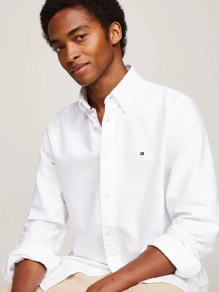 Tommy Hilfiger Camicia Uomo Solid Heritage - immagine 3