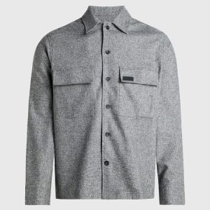 Calvin Klein Camicia Uomo Two Tone Flannel Overshirt