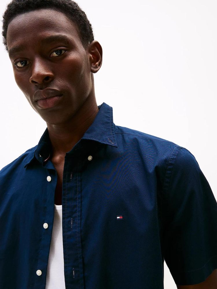 Tommy Hilfiger Camicia Uomo Flex Poplin - immagine 2
