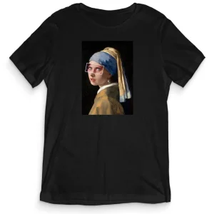 TeesBlitz Collection T-Shirt maglia The Girl with the Green Eyes Alternative Art ART003 TeesBlitz Collection T-Shirt maglia The Girl with the Green Eyes Alternative Art ART003